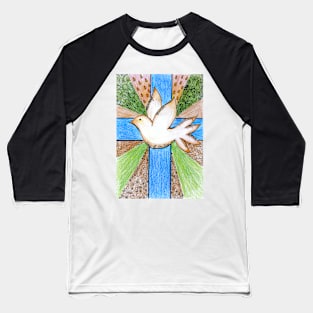 White dove of piece Baseball T-Shirt